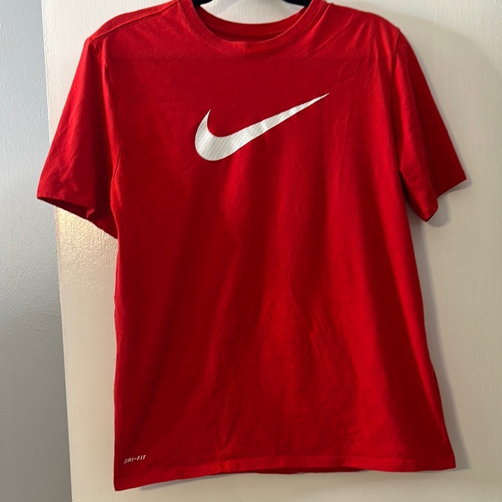 Vibrant Red Casual Tee
